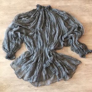 Alexander McQueen silk blouse